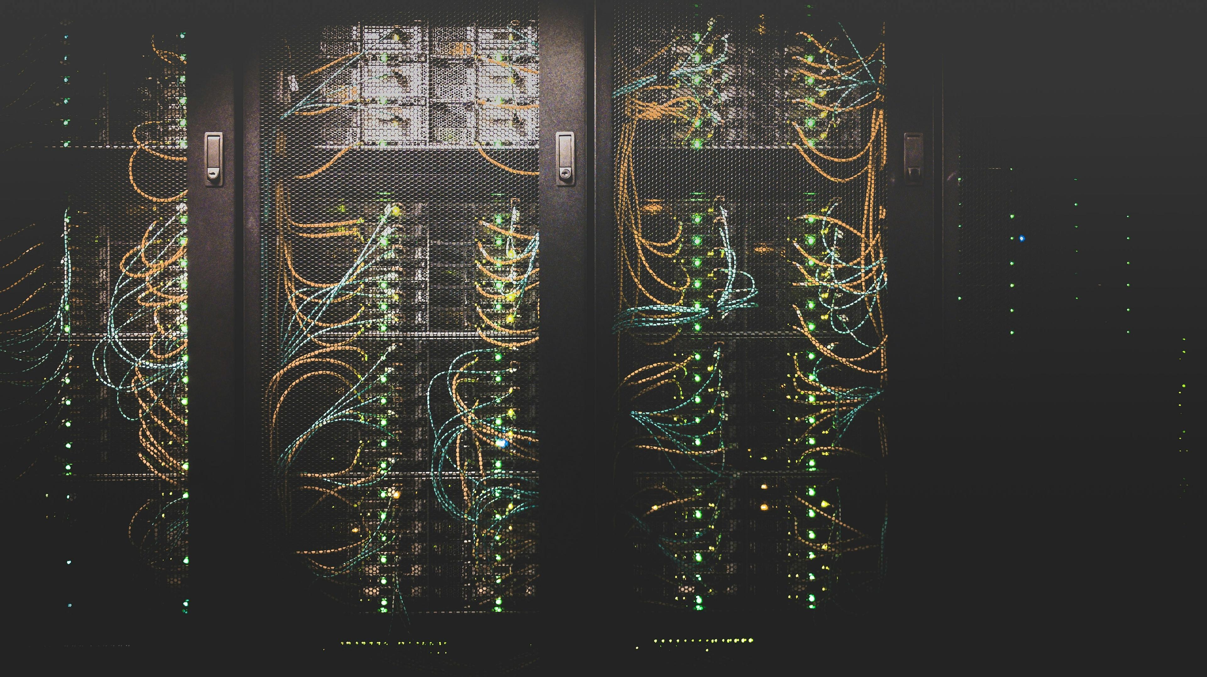 Abstract network connections representing enterprise AI agent orchestration and governance